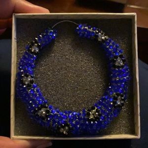 Custom rhinestone earrings!